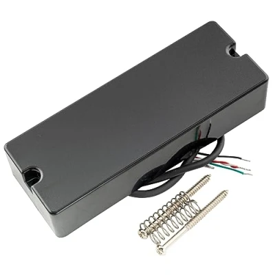 Image of Artec MDC5 Ceramic Magnet Soapbar Style Bass Pickup Neck 14.4K for 5 String Bass, Black