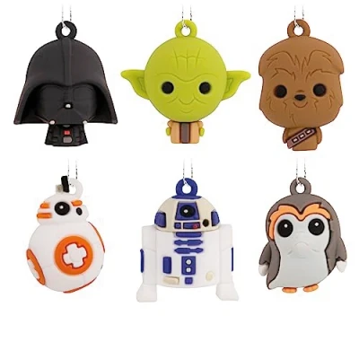 Image of Hallmark Star Wars Characters Miniature Christmas Ornaments, Set of 6 (0002HCM6129)