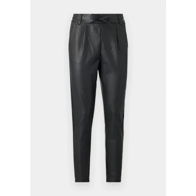 Image of ONLY Onlpoptrash EASY Coated PANT Trousers, Women&#039;s, Size: XSx30, Black
