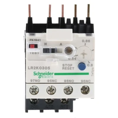 Image of Schneider Electric, TeSys K differential thermal overload relays 0.54...0.8 A class 10A, LR2K0305