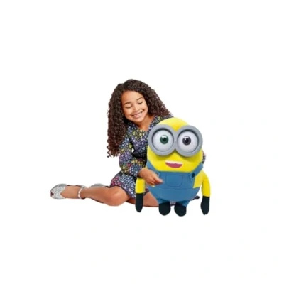 Image of Play by Minions Rise of Gru Plush Toy Premium Cuddly New Selection Bob, Otto, Kevin, Stuart, Dave with PVC Eyes Original Licence (Otto 42 cm)