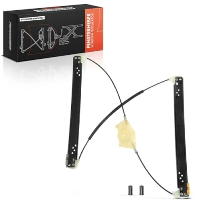 Image of Window Regulator Without Motor Front Left Compatible with Cayenne 955 Touareg 7LA 7L6 7L7 4/5 Door 2002 2010 7L0837461