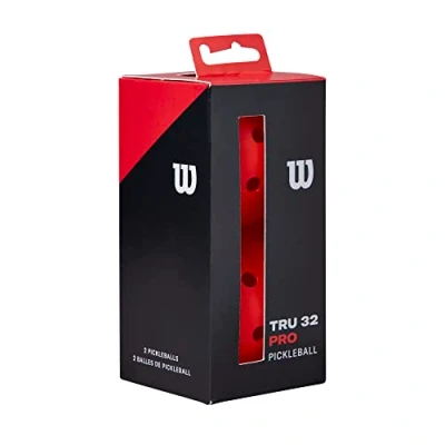 Image of WILSON TRU 32 Pro Pickleballs 2 Pack, Red