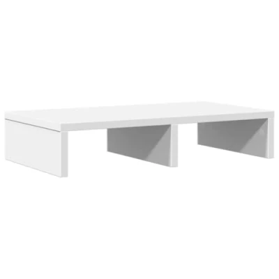 Image of vidaXL Monitor Stand White 50 x 27 10 cm in Particle Board