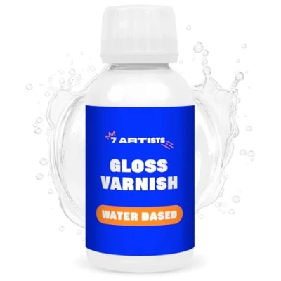 Image of 7 Artists Acrylic Varnish 120 ml Gloss for Painting Water Based Paint Craft