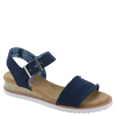 Image of Skechers Women&#039;s Desert Kiss Adobe Princess Sandal, Navy, 5 UK