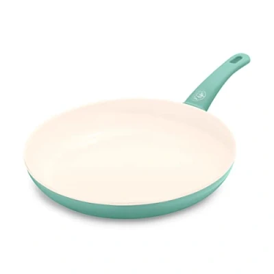 Image of GreenLife Soft Grip Healthy Ceramic Non Stick 30 cm Frying Pan Skillet, PFAS Free, Oven Safe, Turquoise