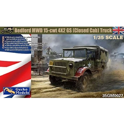 Image of Gecko Models 35GM0027 Bedford MWD 15 cwt 4x2 GS Truck 1:35 Plastic Model Kit