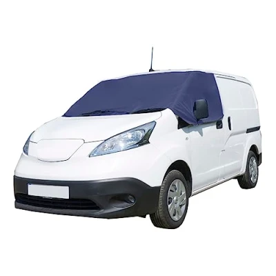 Image of UK Custom Covers SW657NAVY Luxury Front Windscreen Wrap Cover Navy To Fit Nissan NV200 2009 2019