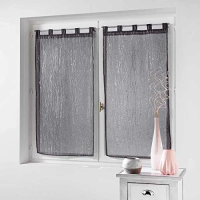 Image of Douceur d&#039;Intérieur Filiane Indoor Softness Polyester Anthracite 2 x 45 120 cm