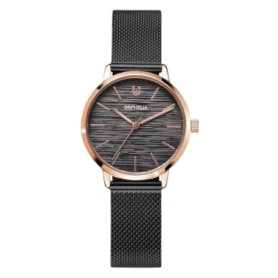 Image of Orphelia Women Analogue Watch Violetta Black Stainless Steel
