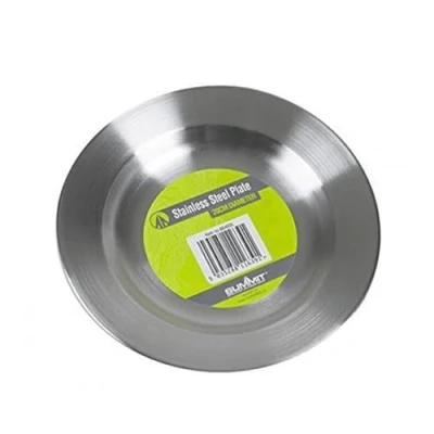 Image of Summit Stainless Steel Plate/Bowl 20cm