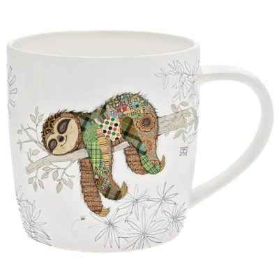 Image of Lesser &amp; Pavey Simon Sloth Mug Ceramic Coffee Mugs for Home or Work Premium Design All Occasions Designed by Bug Art Lovely Tea, Hot Drinks