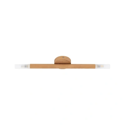 Image of Noble Semi Flush Ceiling Light White, Pine 2xG9