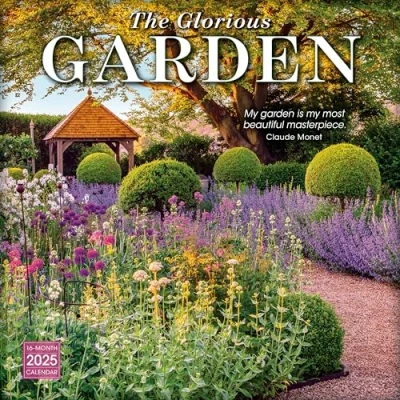 Image of The Glorious Garden 2025 Wall Calendar, 16 Month Nature 12&quot; x