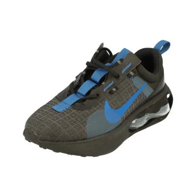 Image of NIKE Air Max 2021 GS Running Trainers FB8035 Sneakers Shoes (UK 4 US 4.5Y EU 36.5, Black Dark Marina Blue 001)