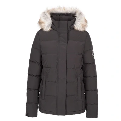 Image of Trespass Womens/Ladies Composed DLX Down Jacket (Black) Size X Small