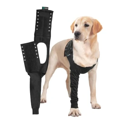 Image of Suitical Recovery Sleeve Dog, Extra Small, Black