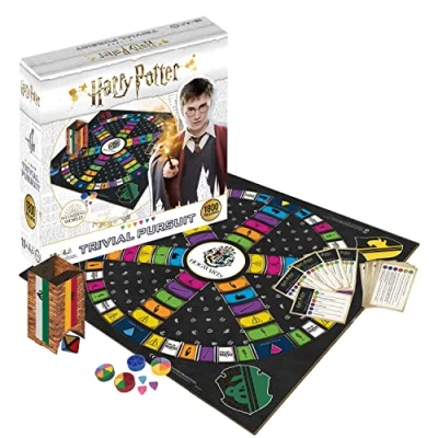 Image of Winning Moves Trivial Pursuit Harry Potter Question board Game Includes Spanish version