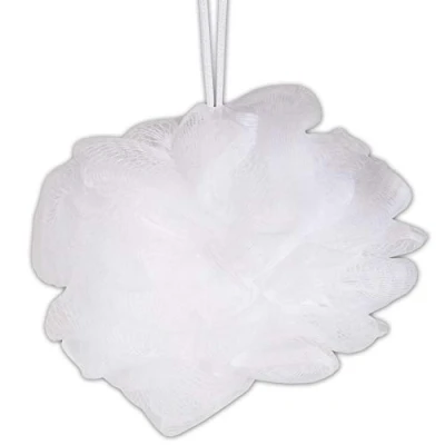 Image of Exfoliating White Bath/Shower Scrunchie Relaxing Deep Cleanse Scrubber