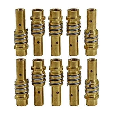 Image of RIVERWELD Tip Holder Diffuser 002.0078 Fit 15AK MB15 MIG MAG Co2 Welding Torch Contact 10pk