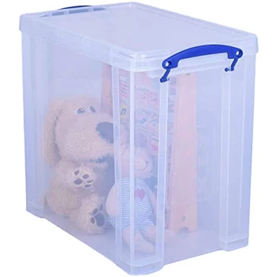 Image of Really Useful Plastic Storage Box 25 Litre Clear