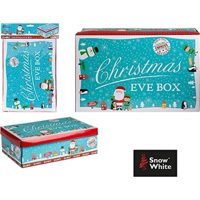 Image of PMS Small Christmas Eve Gift Box Festive Character Design Presents 17 x 26.5 8.5cm
