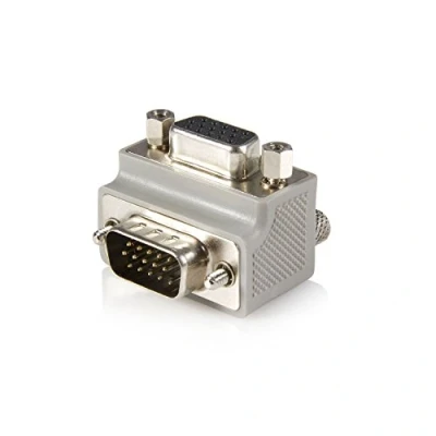 Image of StarTech.com Right Angle VGA Adapter to Male/Female Type 1 Cable (GC1515MFRA1)