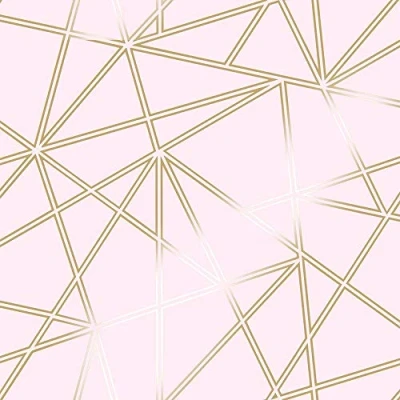 Image of 3D Apex Geometric Wallpaper Triangle Metallic Luxury Paladium Holden Decor