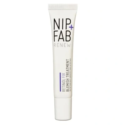 Image of Nip+Fab Retinol Fix Blemish Gel Treatment 10% Complex, 15 ml, 0.1% Ensapsulated Pure Retinol, 2% Niacinamide, Trivalin, 0.5% Salicylic Acid to Target Blemishes, Dark Spots and Pore Size
