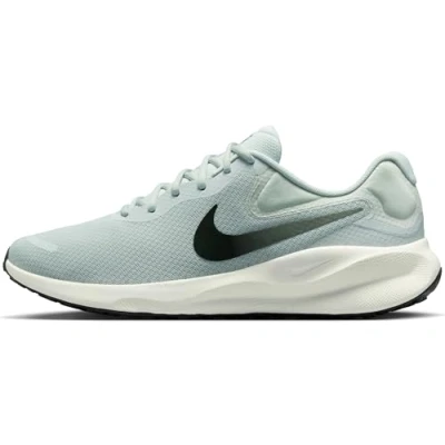 Image of Nike Performance Revolution 7 Road running shoes, Men&#039;s, Size: 10.5, Light silver/sequoia/light army/pale ivory Textile/synthetics