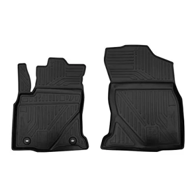 Image of Element RHD Tailored Custom Fit 3D Rubber Floor Mats for NISSAN NAVARA NP300, 2016 &gt;, MT &amp; AT, pick up
