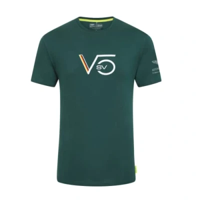 Image of am F1 Sebastian Vettel Driver Tee Adults Green (X Large)