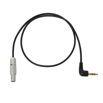 Image of HangTon Tentacle Sync Timecode Cable Right Angle TRS 3.5mm to 5 Pin for ARRI Alexa Mini ZCAM camera 688 Recorder