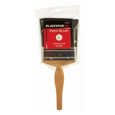 Image of 10cm Professional Quality Wooden DIY Paint Brush By Blackspur