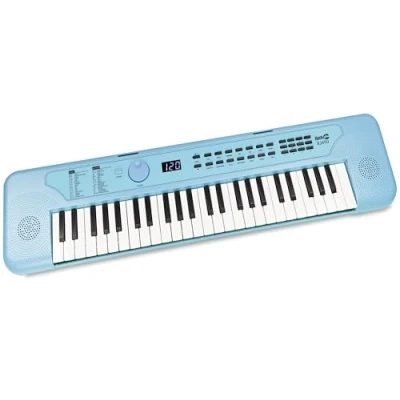 Image of RockJam 49 Key USB Keyboard Piano Baby Blue