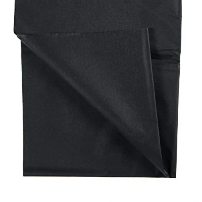 Image of Black Tissue Paper 500mm x 750mm Acid Free MG 100 sheets Gift Wrap Coloured Party Present Wrapping