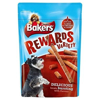 Image of Bakers Dog Treats Mixed Variety Rewards 100g (PACK OF 4)