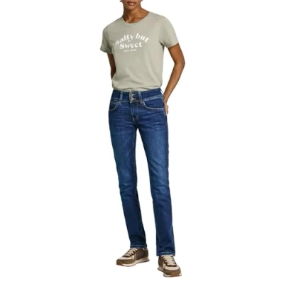 Image of Pepe Jeans Women&#039;s Slim Lw Pl204729, Jeans, Blue, 31W/32L
