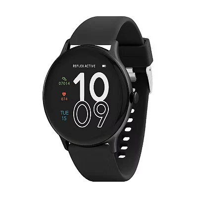 Image of Reflex Active Series 22 Smart Watch for Men &amp; Women Black 1.38&quot; Fitness Tracker, Calls, Notifications, Heart Rate Monitor, Calorie Counter, Compatible with Android iOS
