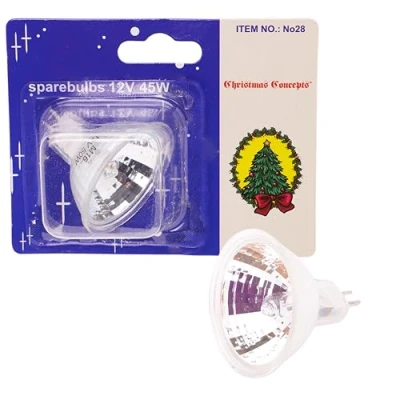 Image of Christmas Concepts 50mm 12v 45w Fibre Optic Bulb 2 Pin (No 28)
