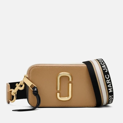 Image of MARC JACOBS Women&#039;s The Snapshot Bag, Camel Multi, 18x6x11