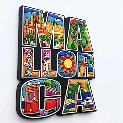 Image of Weekino Mallorca Spain Magnet Travel Souvenir 3D Resin Collection Gift Fridge Refrigerator