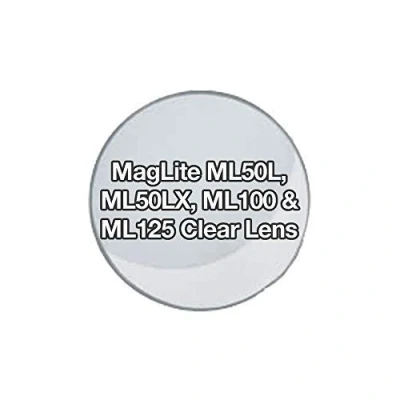 Image of TorchUpgrades MagLite Replacement Clear Glass Lens for ML50L, ML50LX, ML100 and ML125 Flashlights