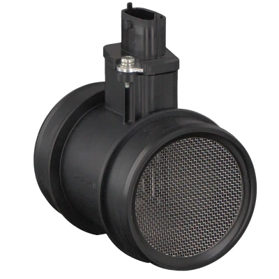 Image of 055350046, 0836646, 55350046, 634915771, 836646 Mass air flow sensor FEBI BILSTEIN 105776 with housing VAUXHALL: Zafira Mk2, OPEL: B