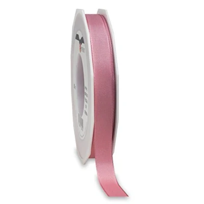 Image of Präsent Europa Taffeta Ribbon Old Pink 15 mm width, 50 m length