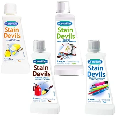 Image of Dr Beckmann Stain Devils Cleaning Kit, 4 x 50ml