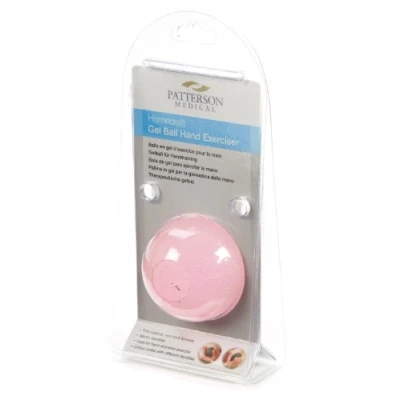 Image of HOMECRAFT Gel Ball Hand Exerciser, Pink, Compact Strengthening Aid, Resistance Training, Conditioning, Strenghtening, &amp; Rehabilitating, Easy Squeeze, Extra Soft (package may vary)