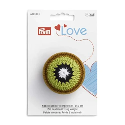 Image of Prym PRYM_610331 1 Love Pin Cushion/Fixing Weight Kiwi, Green, One Size