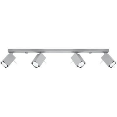 Image of Merida 4 Light Spotlight Bar Grey, GU10